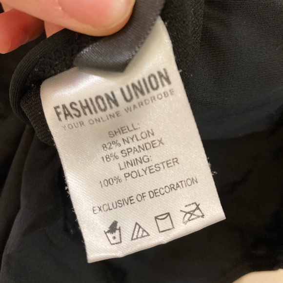 Black Double Palm Tree One Piece Swimsuit size Large - Picture 5 of 7